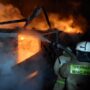 В Балаково горел гаражно-строительный кооператив