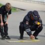 В Балакове полицейские на перекрестках оставили надписи-рекомендации