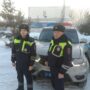 Балаковские автоинспекторы во время ледяного дождя помогли водителю