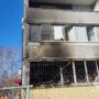 В Балаково на Харьковской горел многоквартирный дом