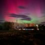 Балаково накрыло северное сияние