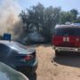 В Балаково недалеко от пляжа горел легковой автомобиль