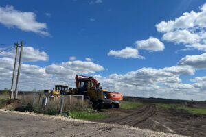 В поселке для многодетных рядом с Балаково началось строительство дорог