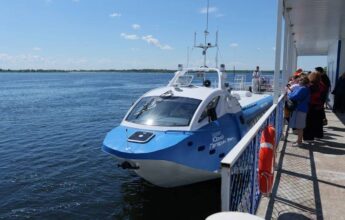 Волжская флотилия пополняется. В Балаково прибыл новый «Валдай»