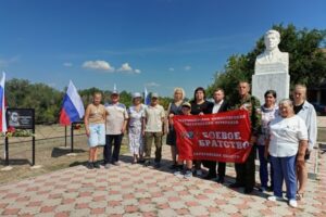 В балаковском селе открыли Аллею памяти погибших на СВО