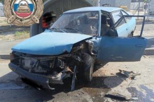 Две «легковушки» не поделили дорогу в центре города