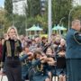 Для балаковцев выступил оркестр войск российской нацгвардии