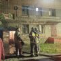 В балаковской общаге тушили пожар