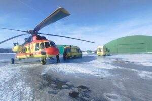 Двоих детей из Балаково экстренно доставили в Саратов санавиацией