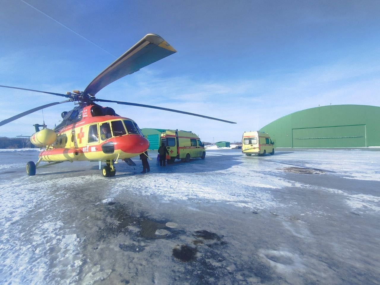 Двоих детей из Балаково экстренно доставили в Саратов санавиацией