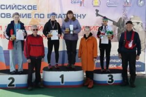 Балаковская биатлонистка взяла золото на всероссийских стартах