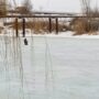 На оросительном канале прошел внеплановый рейд по тонкому льду