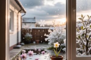 Балаково накрывает холодом. Мокрый снег и заморозки идут в город