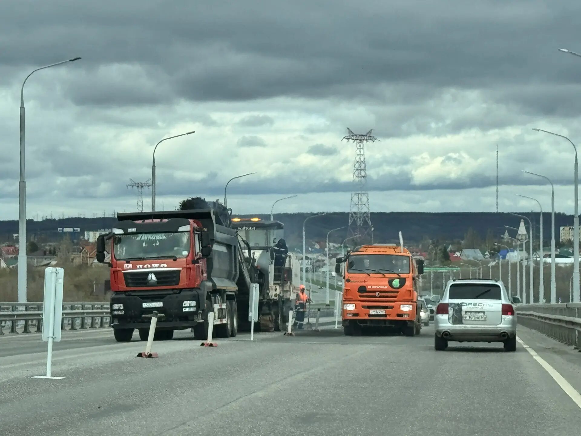 Ремонт дороги начался на мосту Победы в Балаково