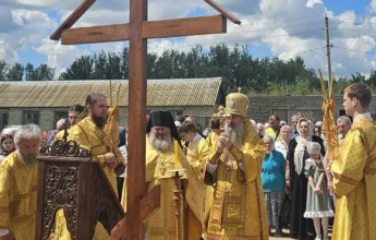 Новый храм заложили в Воскресенском Иргизском мужском монастыре
