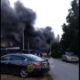 В балаковском селе вечером полыхал пожар