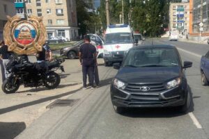 Водитель на «Гранте» в Балаково сбил мотоциклиста