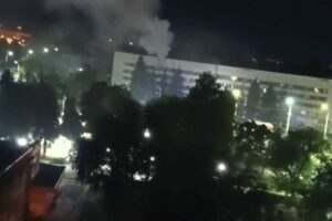 В Балаково ночью горела гостиница «Чайка»