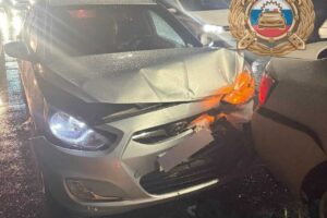 В столкновении двух иномарок в Балаково пострадал человек
