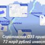 Саратовская особая экономическая зона привлекла 72 млрд рублей инвестиций