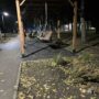В новом сквере в Балаково установили качели, на которые невозможно забраться