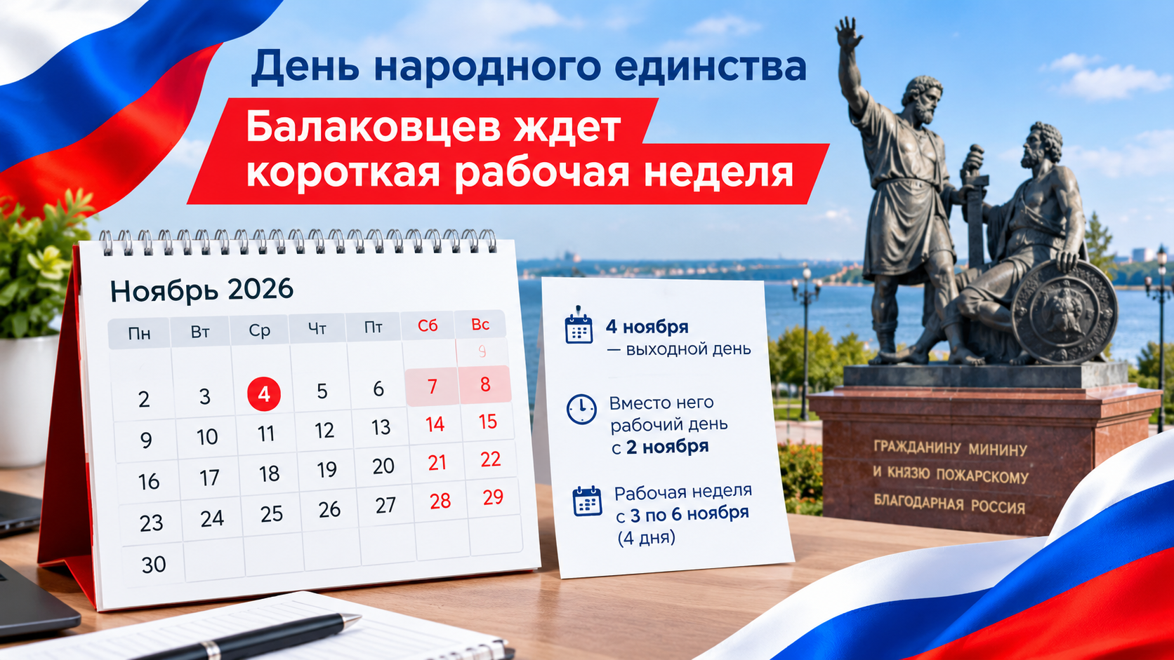 Балаковцев ждёт короткая рабочая неделя