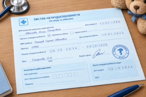 Больничный по уходу за ребёнком продлят на 30 дней