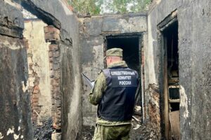 На пожаре в частном доме погибла женщина